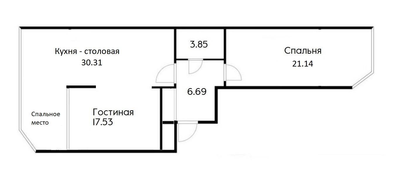 Фото №28: 2-комнатная квартира 70 м² - Краснодар, Прикубанский внутригородской округ, мкр. Любимово, 2