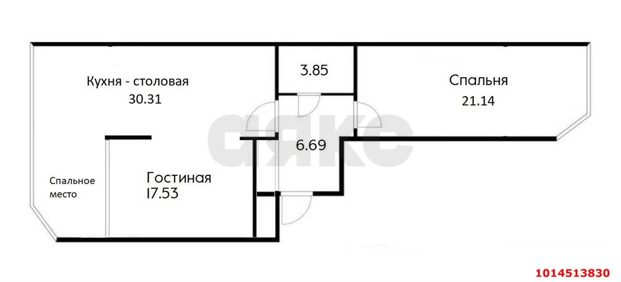 Фото №28: 2-комнатная квартира 70 м² - Краснодар, Любимово, 2