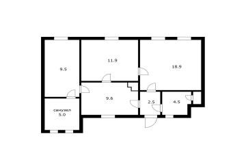 Фото №4: 3-комнатная квартира 65 м² - Краснодар, мкр. Западный внутригородской округ, ул. Красная, 65