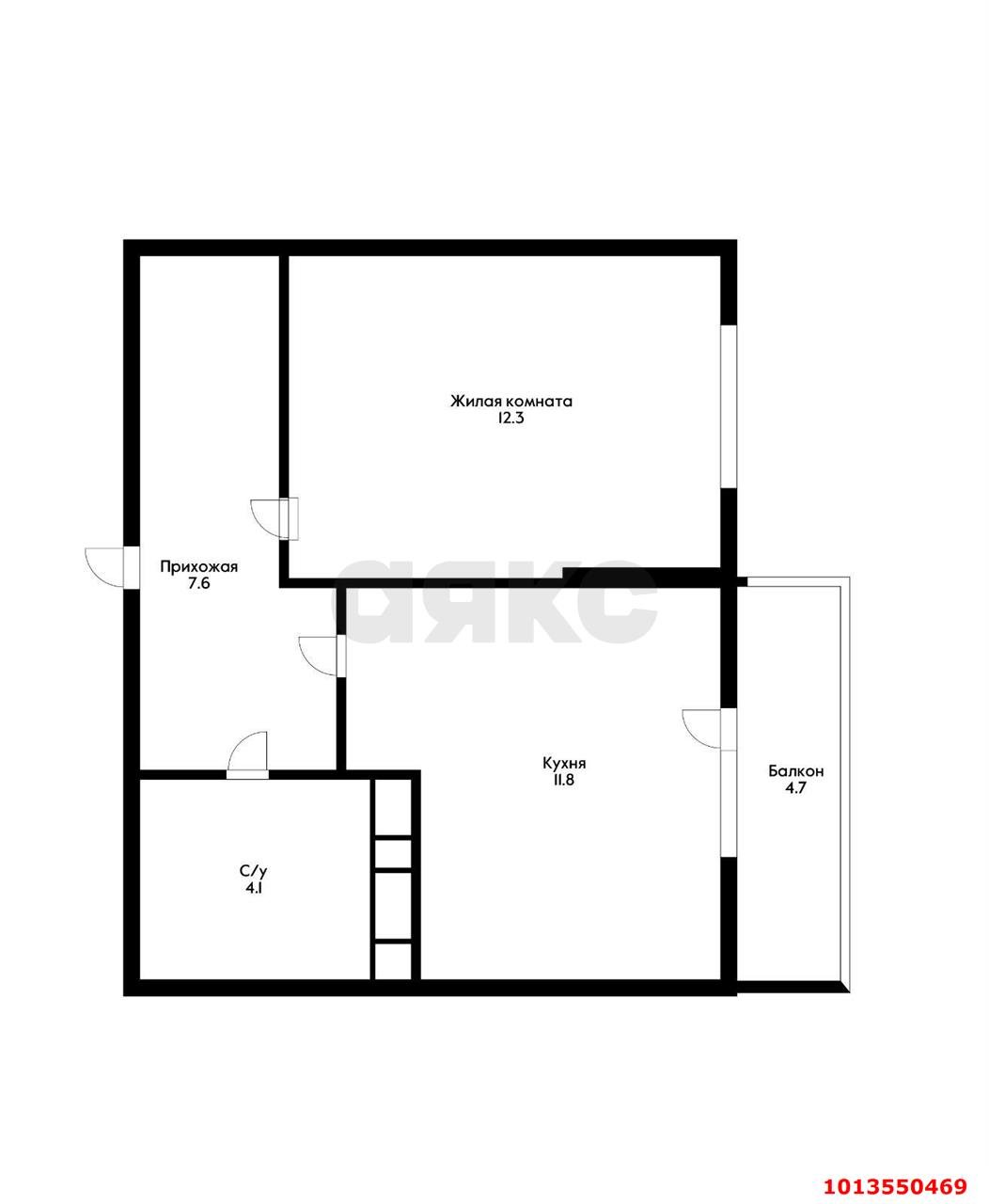 Фото №1: 1-комнатная квартира 35 м² - Краснодар, жилой комплекс Ракурс, 