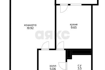 Фото №4: 1-комнатная квартира 42 м² - Краснодар, мкр. жилой комплекс Кино, ул. Уральская, 100/5