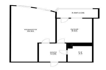 Фото №4: 1-комнатная квартира 42 м² - Краснодар, мкр. Карасунский внутригородской округ, ул. Уральская, 100/5