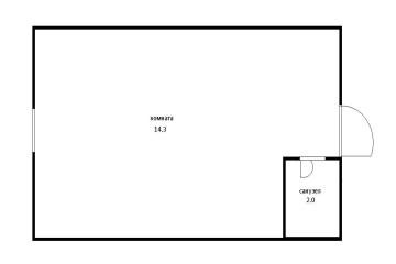 Фото №2: Студия 16 м² - Краснодар, мкр. жилой комплекс Культурный, ул. имени Сергея Есенина, 82/1