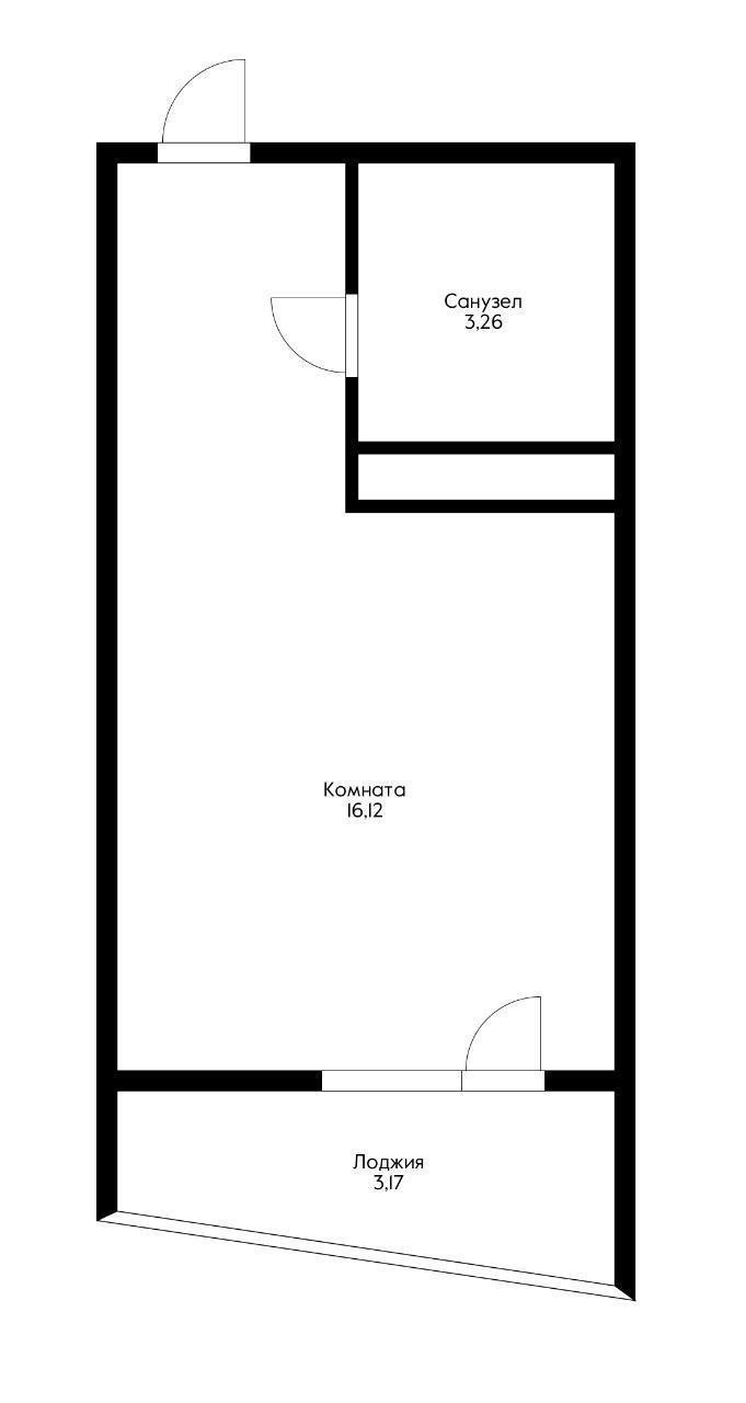 Фото №10: Студия 24 м² - Краснодар, ЖК Гарантия, Прикубанский внутригородской округ, Панорама, мкр. жилой комплекс Гарантия, ул. Восточно-Кругликовская, 42/3к2