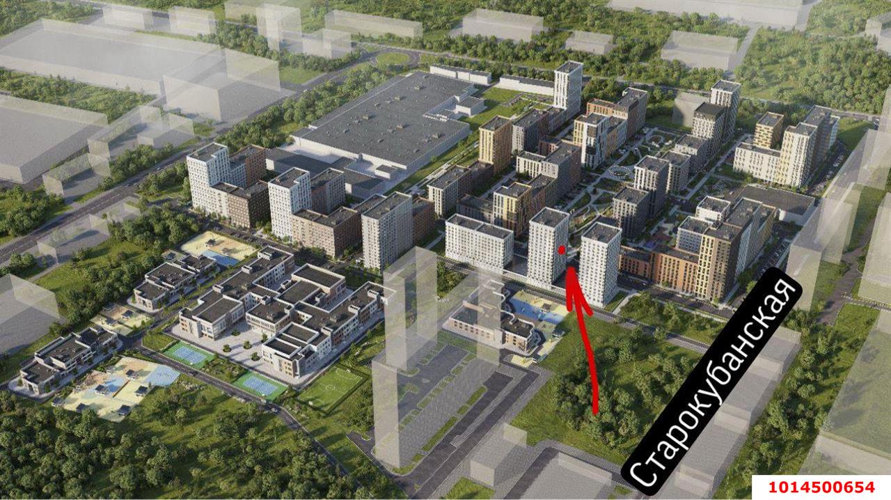 Фото №7: 1-комнатная квартира 38 м² - Краснодар, Карасунский внутригородской округ, мкр. Хлопчато-бумажный Комбинат, ул. Старокубанская, 122