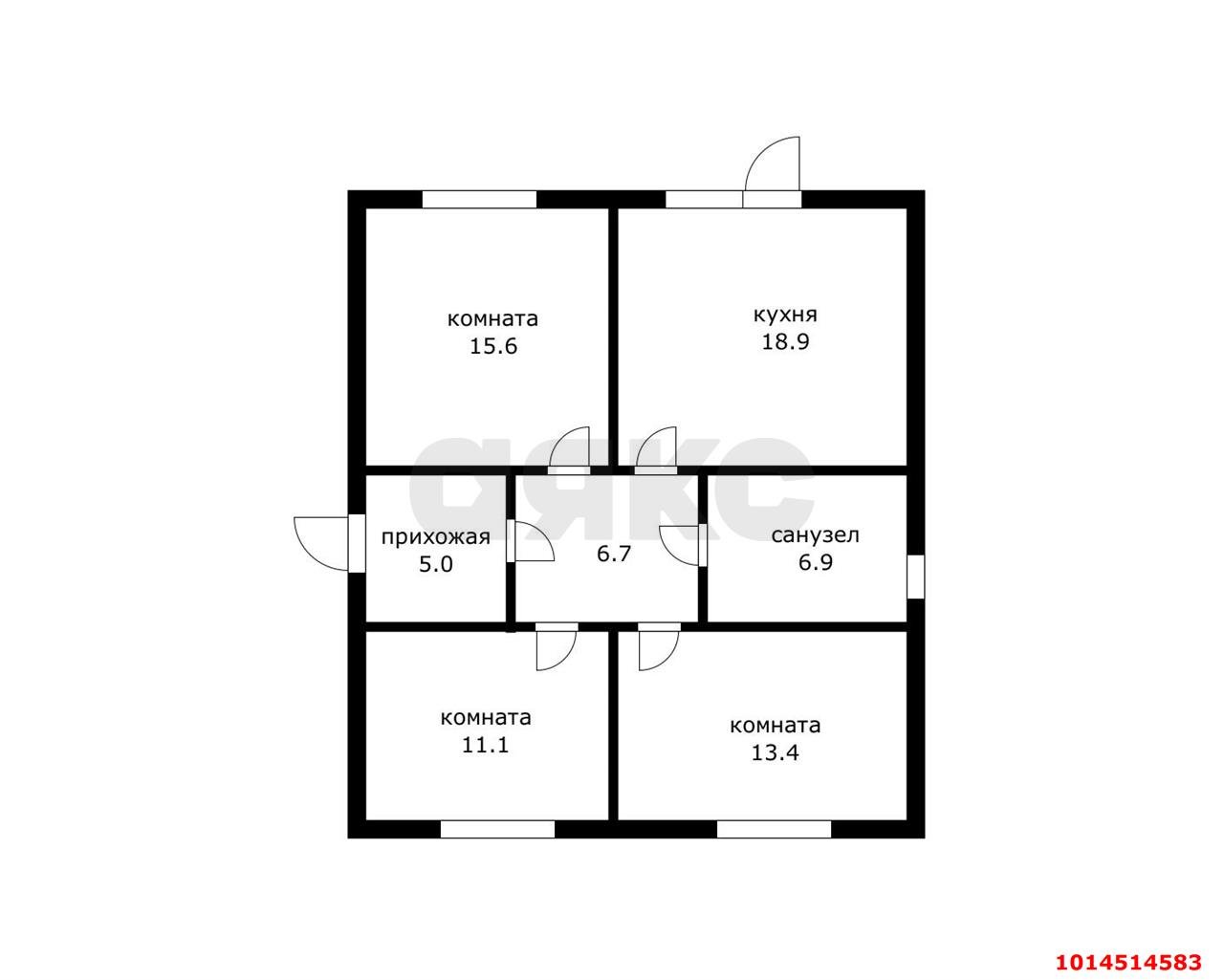 Фото №17: Дом 77 м² + 3.3 сот. - № 2 АО ЮГТЕКС, мкр. Прикубанский внутригородской округ, ул. Яблоневая, 364