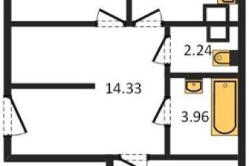 Фото №1: 2-комнатная квартира 67 м² - Краснодар, мкр. 7-й квартал, ул. имени Героя Николая Шевелёва, 17