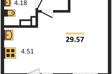 Фото №1: Студия 29 м² - Краснодар, мкр. 7-й квартал, ул. имени Героя Николая Шевелёва, 17