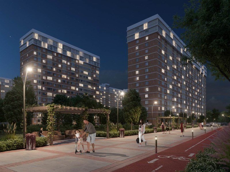 Фото №6: 2-комнатная квартира 67 м² - Краснодар, Прикубанский внутригородской округ, мкр. жилой комплекс Самолёт, ул. Западный Обход, 39/2к4