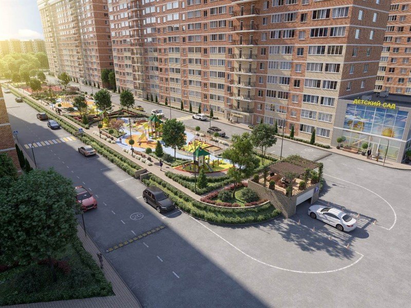 Фото №4: 2-комнатная квартира 67 м² - Краснодар, Прикубанский внутригородской округ, мкр. жилой комплекс Самолёт, ул. Западный Обход, 39/2к4