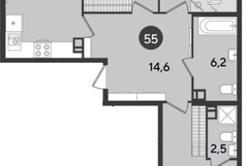 Фото №1: 3-комнатная квартира 93 м² - Краснодар, мкр. Парк Победы, 