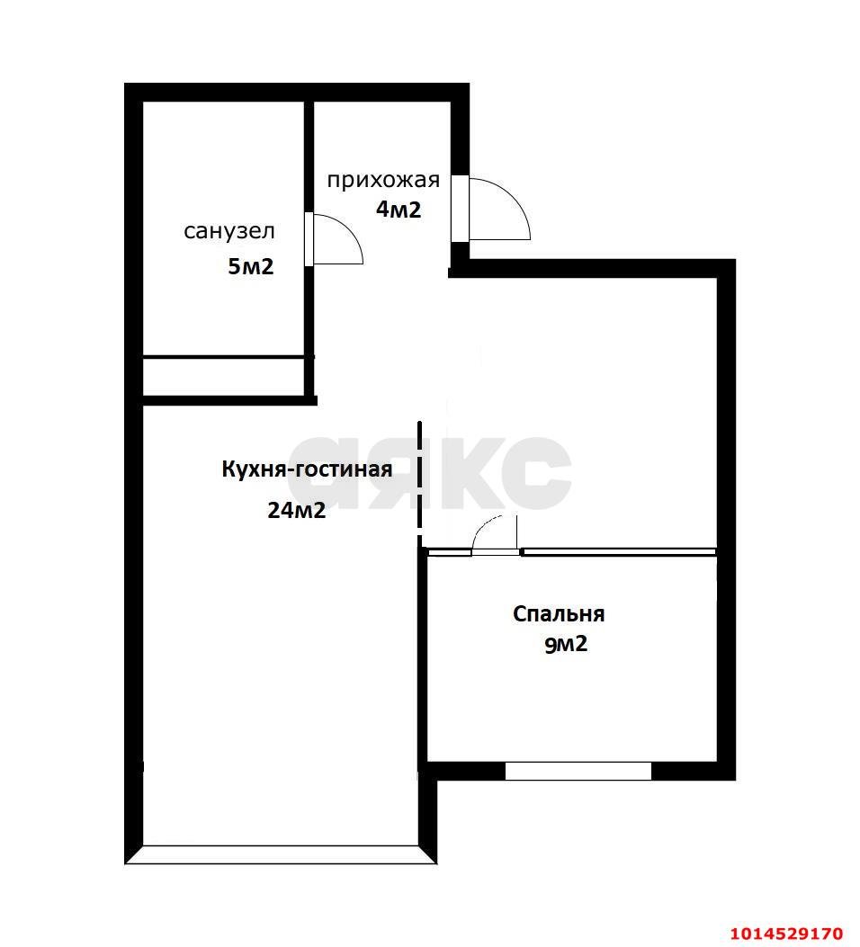 Фото №17: 2-комнатная квартира 41 м² - Краснодар, жилой комплекс Рекорд, ул. Новороссийская, 90/2к2