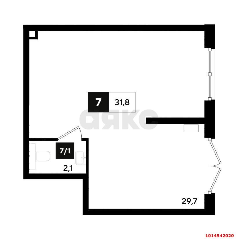 Фото №2: Торговое помещение 32 м² - Краснодар, Догма Парк, ул. Марины Цветаевой, 2к2