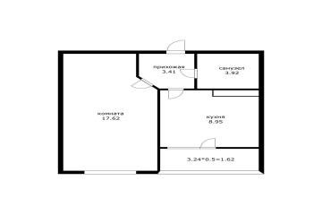 Фото №5: 1-комнатная квартира 33 м² - Краснодар, мкр. Прикубанский внутригородской округ, ул. Наставников, 12