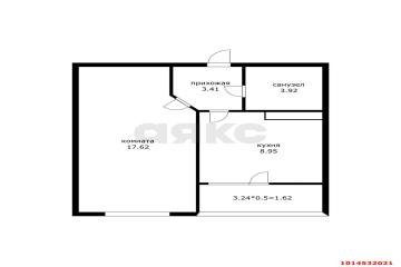 Фото №5: 1-комнатная квартира 33 м² - Краснодар, мкр. Прикубанский внутригородской округ, ул. Наставников, 12