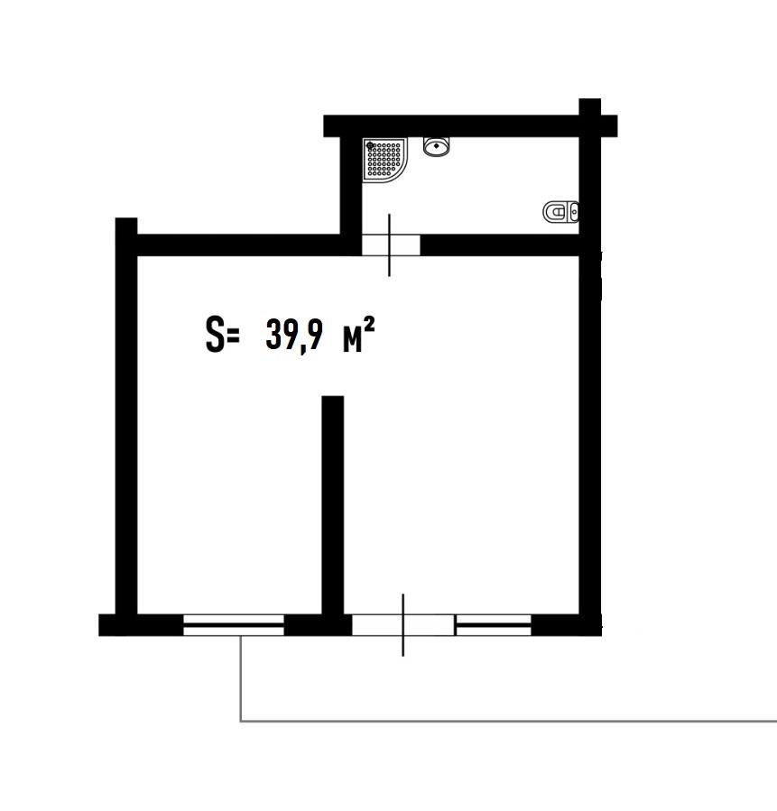Фото №3: Коммерция 39 м² - Краснодар, Центральный внутригородской округ, Черёмушки, мкр. жилой комплекс Фонтаны, ул. Старокубанская