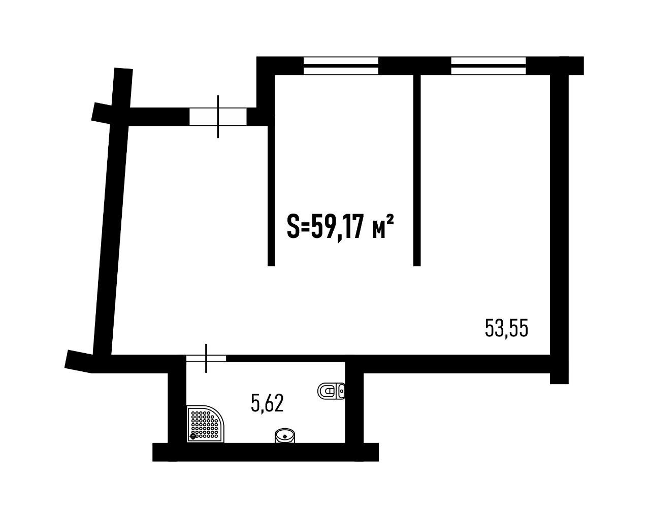 Фото №3: Коммерция 59 м² - Краснодар, Центральный внутригородской округ, Черёмушки, мкр. жилой комплекс Фонтаны, ул. Старокубанская, 2/23к2