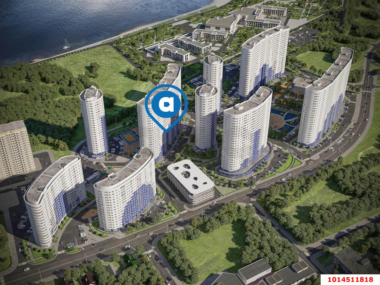Фото №1: Торговое помещение 60 м² - Краснодар, жилой комплекс Фонтаны, ул. Старокубанская, 2/23к2
