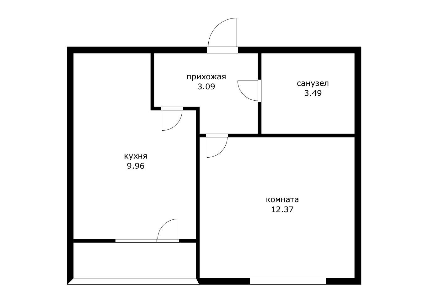 Фото №11: 1-комнатная квартира 30 м² - Краснодар, Центральный внутригородской округ, Черёмушки, мкр. жилой комплекс Фонтаны, ул. Воронежская, 47/14
