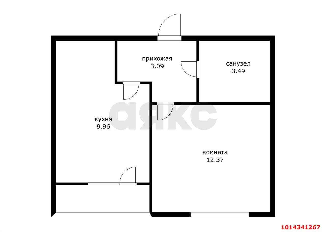 Фото №11: 1-комнатная квартира 30 м² - Краснодар, жилой комплекс Фонтаны, ул. Воронежская, 47/14