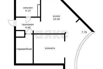 Фото №3: 1-комнатная квартира 41 м² - Краснодар, мкр. Достояние, ул. им. Мурата Ахеджака, 10А
