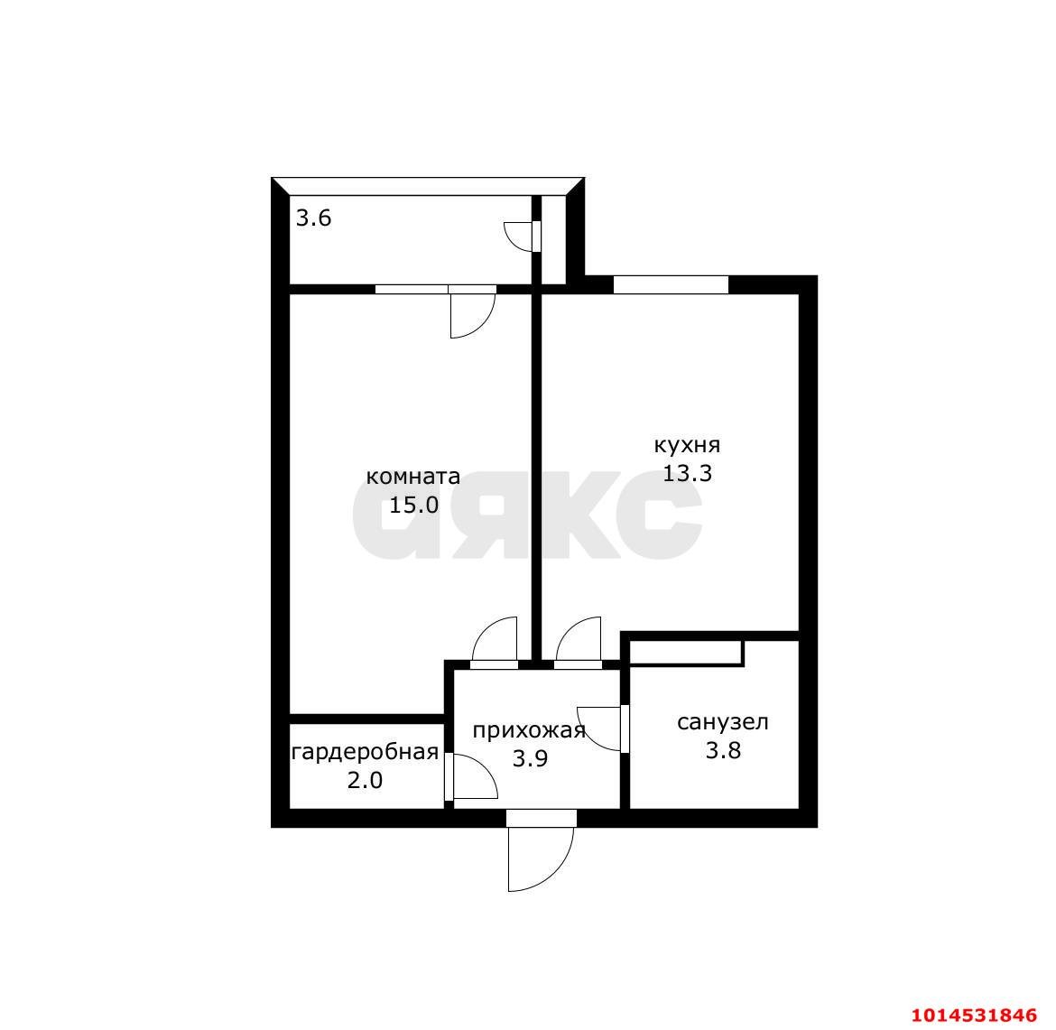 Фото №18: 1-комнатная квартира 41 м² - Краснодар, жилой комплекс Рекорд, ул. Новороссийская, 102И