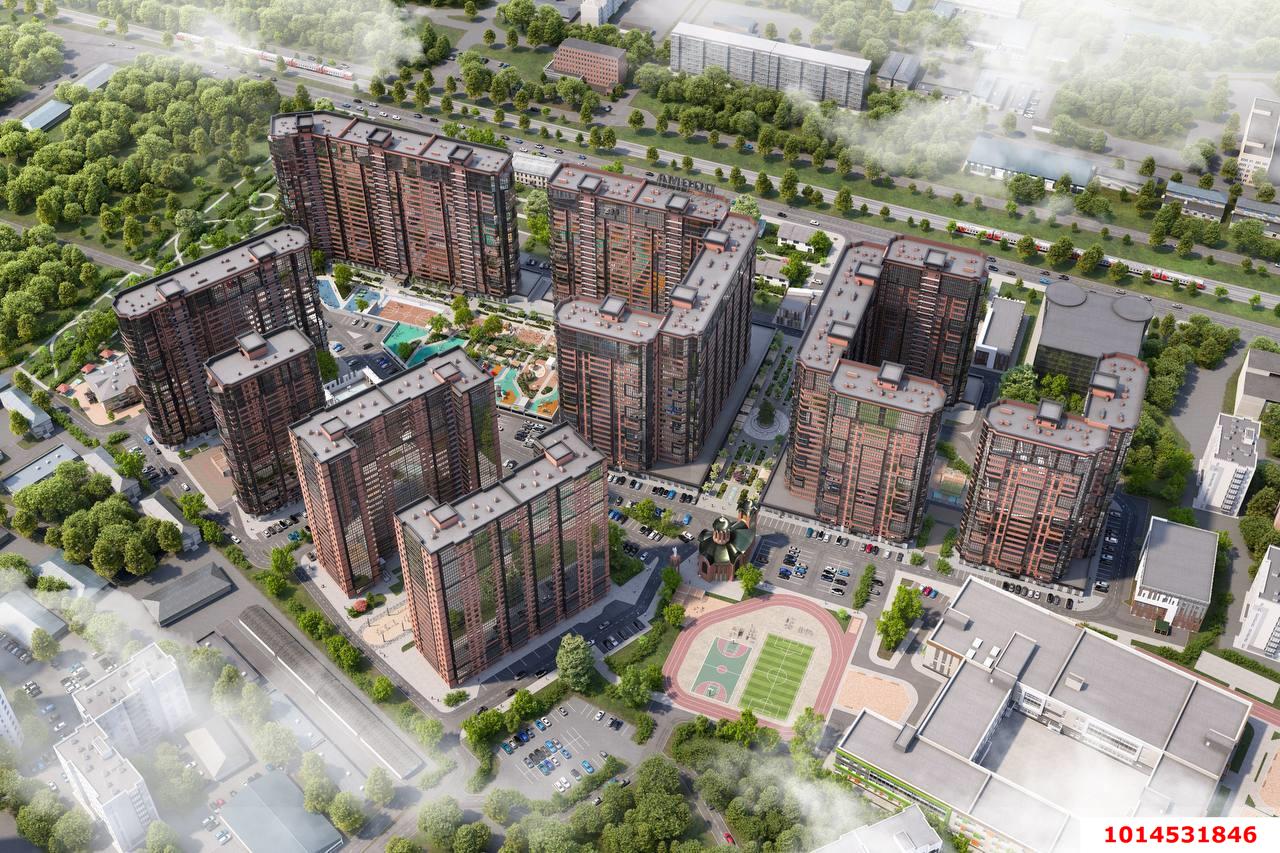 Фото №13: 1-комнатная квартира 41 м² - Краснодар, Карасунский внутригородской округ, Черёмушки, мкр. ЖК Рекорд, ул. Новороссийская, 102И