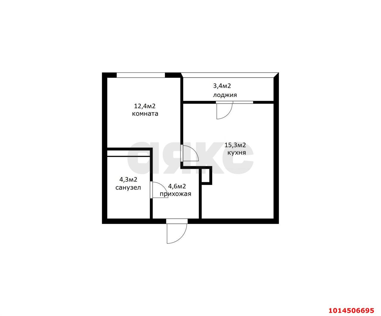 Фото №17: 1-комнатная квартира 39 м² - Краснодар, ЖК Все Свои Вип, ул. Колхозная, 5/2