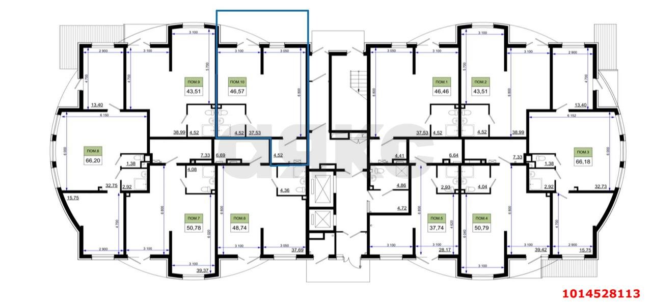 Фото №7: Коммерция 46 м² - Краснодар, Прикубанский внутригородской округ, ЖК Лучший, Завод Радиоизмерительных Приборов, имени Петра Метальникова, мкр. жилой комплекс Лучший, ул. Ростовское шоссе, 30/7