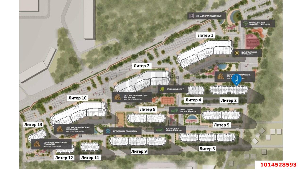 Фото №3: Коммерция 72 м² - Краснодар, ЖК Лучший, Прикубанский внутригородской округ, Завод Радиоизмерительных Приборов, имени Петра Метальникова, мкр. жилой комплекс Лучший, ул. Ростовское шоссе, 30/6