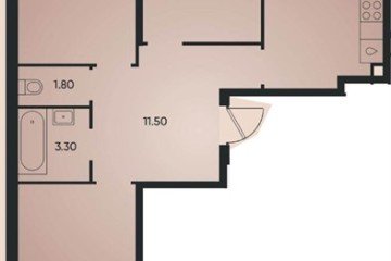 Фото №1: 3-комнатная квартира 78 м² - Краснодар, мкр. жилой комплекс Архитектор, 