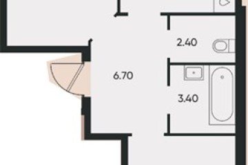 Фото №1: 2-комнатная квартира 60 м² - Краснодар, мкр. жилой комплекс Архитектор, 