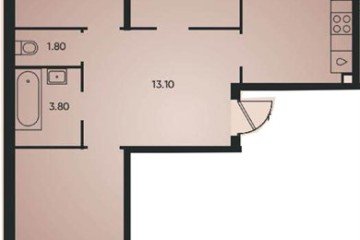 Фото №1: 3-комнатная квартира 79 м² - Краснодар, мкр. Прикубанский внутригородской округ, ул. Доблести, 8к1