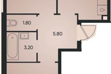 Фото №1: 2-комнатная квартира 59 м² - Краснодар, мкр. Прикубанский внутригородской округ, ул. Доблести, 8к1