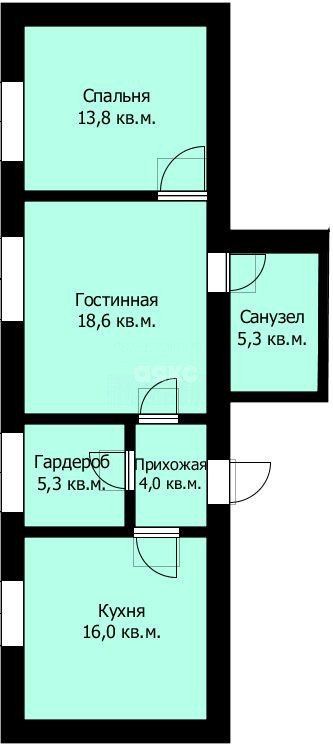 Фото №28: 2-комнатная квартира 63 м² - Джигинка, ул. Октябрьская, 30А