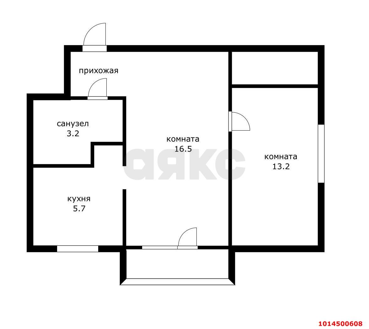 Фото №10: 2-комнатная квартира 42 м² - Краснодар, Черёмушки, ул. Стасова, 21