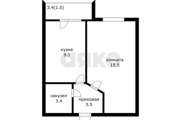 Фото №1: 1-комнатная квартира 32 м² - Краснодар, мкр. имени Петра Метальникова, ул. Евгении Жигуленко, 30к5