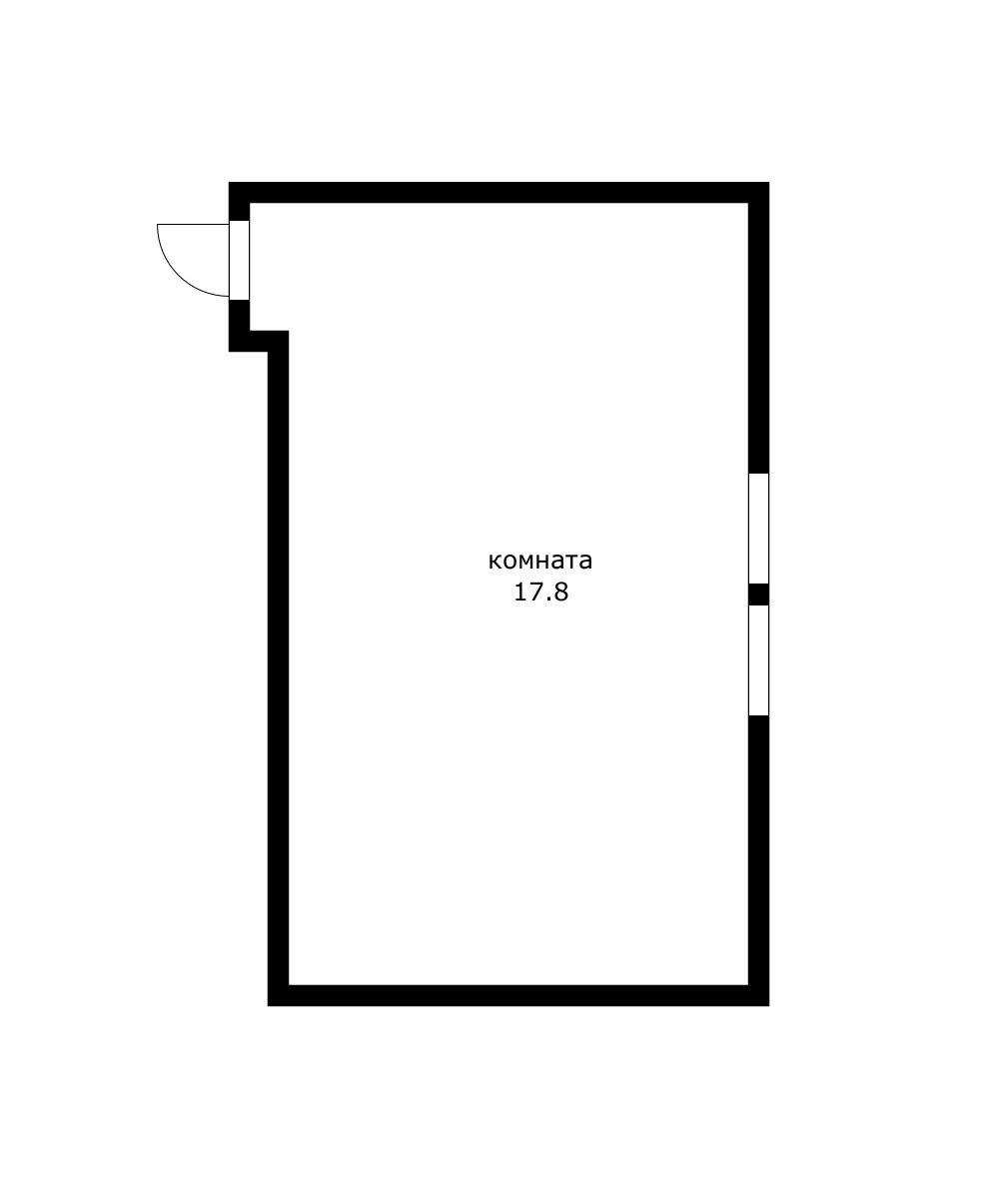 Фото №7: Комната 17 м² - Краснодар, Карасунский внутригородской округ, мкр. Хлопчато-бумажный Комбинат, ул. Уральская, 81