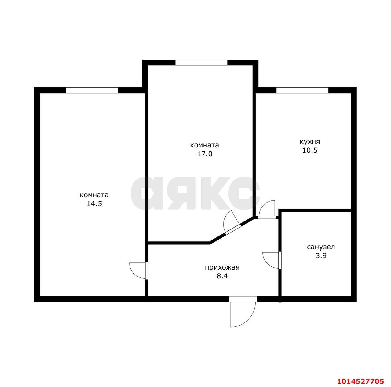 Фото №4: 2-комнатная квартира 54 м² - Краснодар, жилой комплекс Прованс, ул. Генерала Петрова, 9