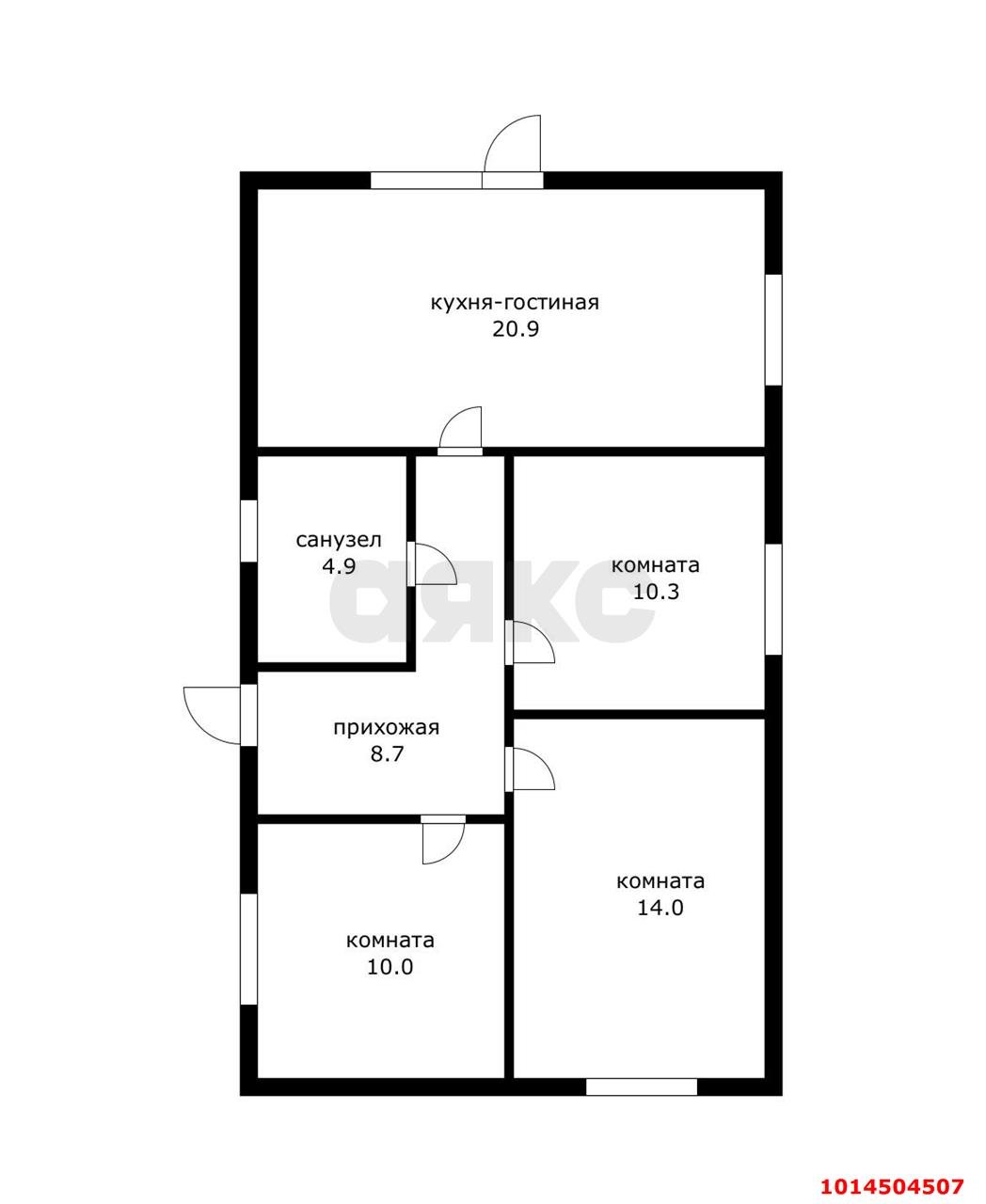 Фото №13: Дом 71 м² + 3 сот. - Южный, коттеджный  Южная столица, ул. Апшеронская, 8