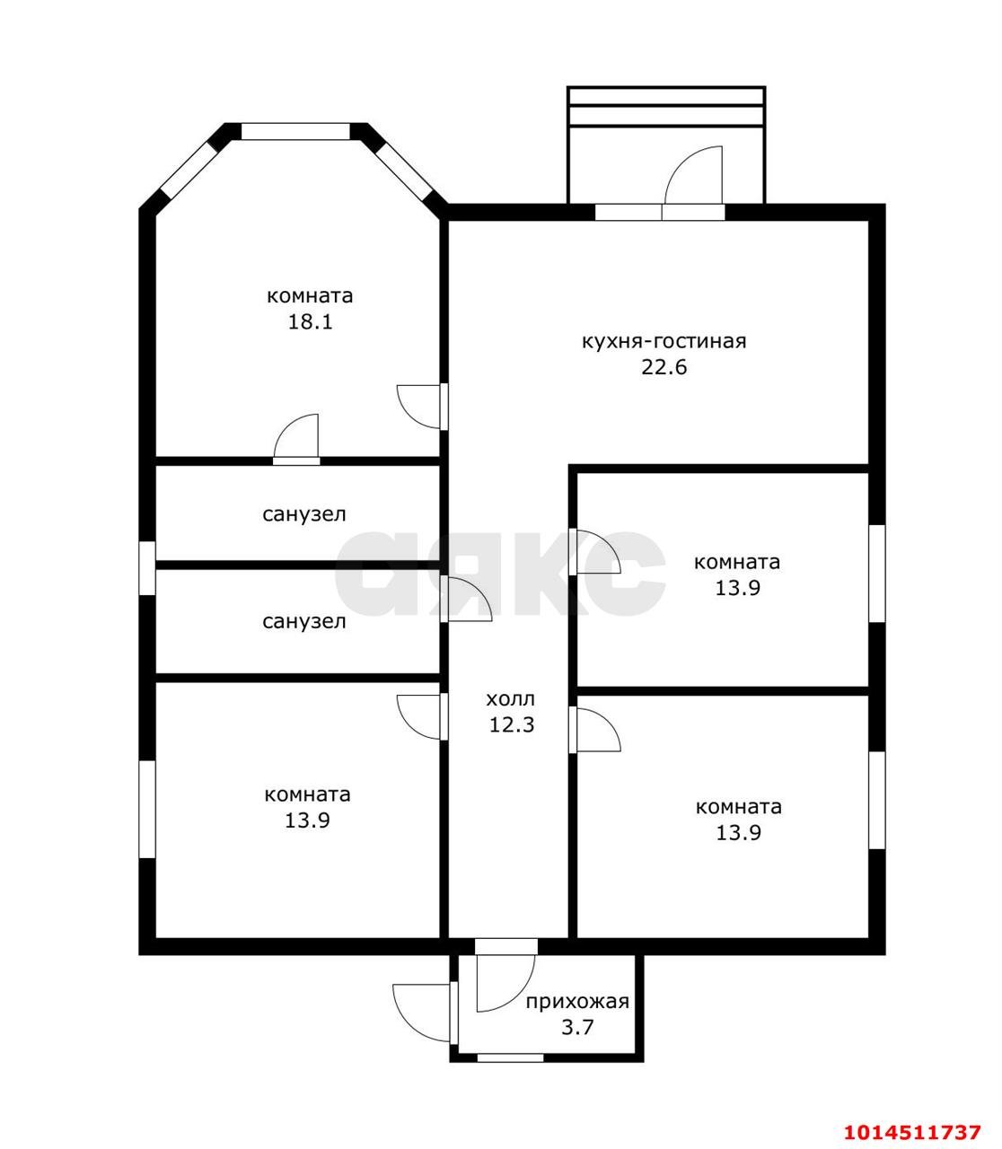 Фото №15: Дом 121 м² + 3.6 сот. - Краснодар, Прикубанский внутригородской округ, мкр. КП Золотой город, пр-д 5-й Городецкий, 36к1