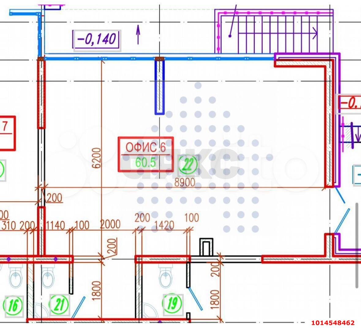Фото №9: Коммерция 60 м² - Краснодар, Прикубанский внутригородской округ, Россинского, мкр. жилой комплекс Red777, ул. Адмирала Крузенштерна, 5