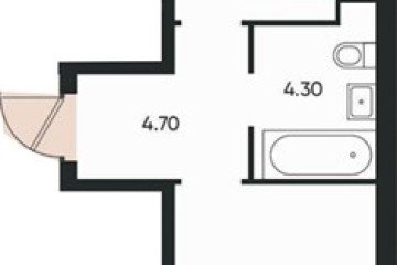 Фото №1: 1-комнатная квартира 41 м² - Краснодар, мкр. Прикубанский внутригородской округ, ул. Доблести, 8к1