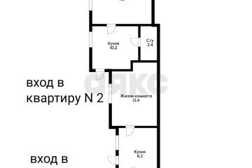 Фото №3: Часть дома 45 м² - Краснодар, мкр. Центральный, ул. Длинная, 174