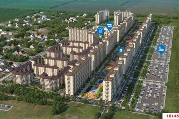 Фото №2: Торговое помещение 44 м² - Краснодар, мкр. жилой комплекс Дыхание, 