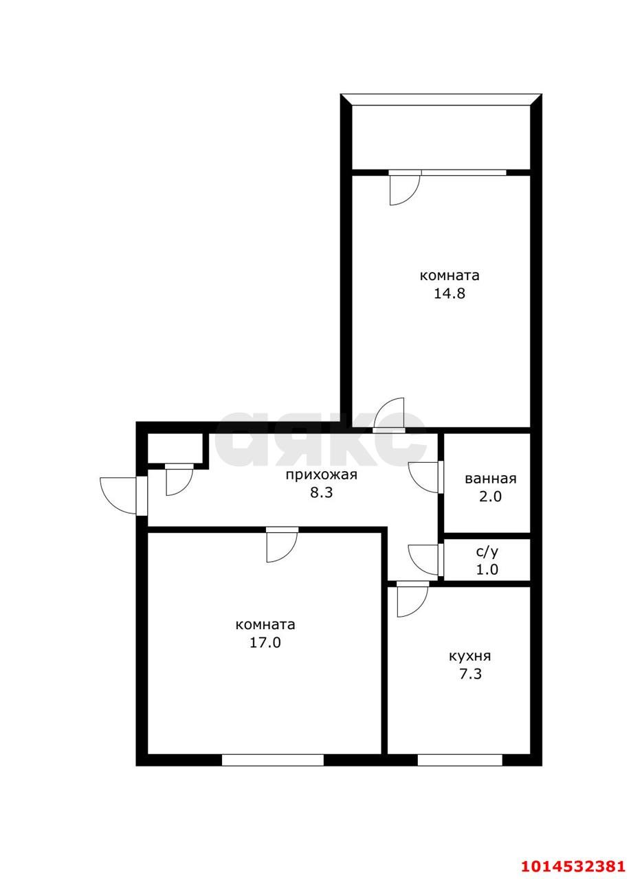 Фото №10: 2-комнатная квартира 51 м² - Краснодар, Западный внутригородской округ, ул. Красных Партизан, 244