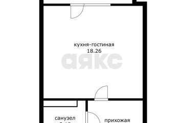 Фото №3: Студия 27 м² - Новая Адыгея, мкр. жилой комплекс Мега, ул. Бжегокайская, 90/5к1