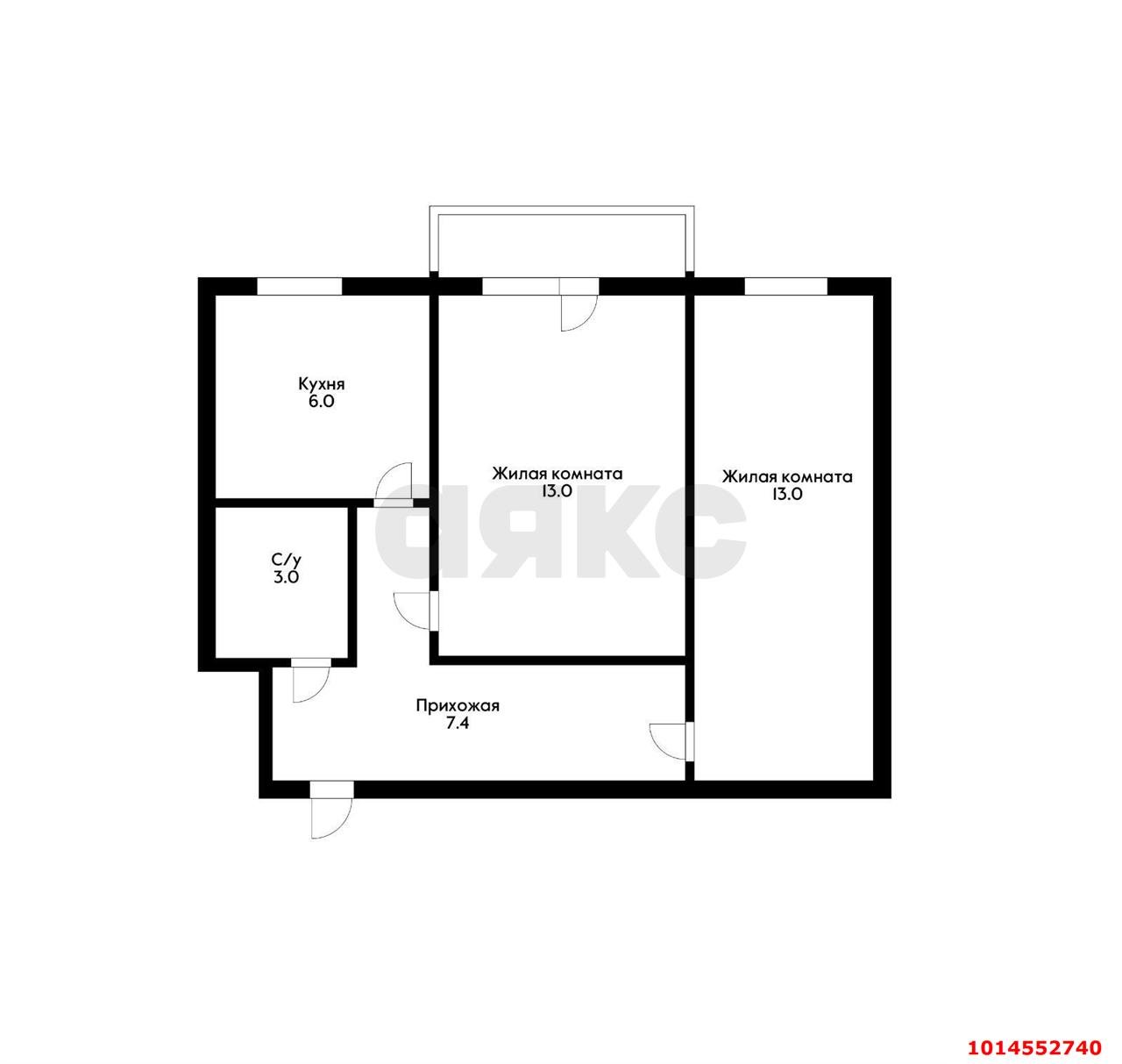Фото №8: 2-комнатная квартира 44 м² - Краснодар, Славянский, ул. имени Толбухина, 91