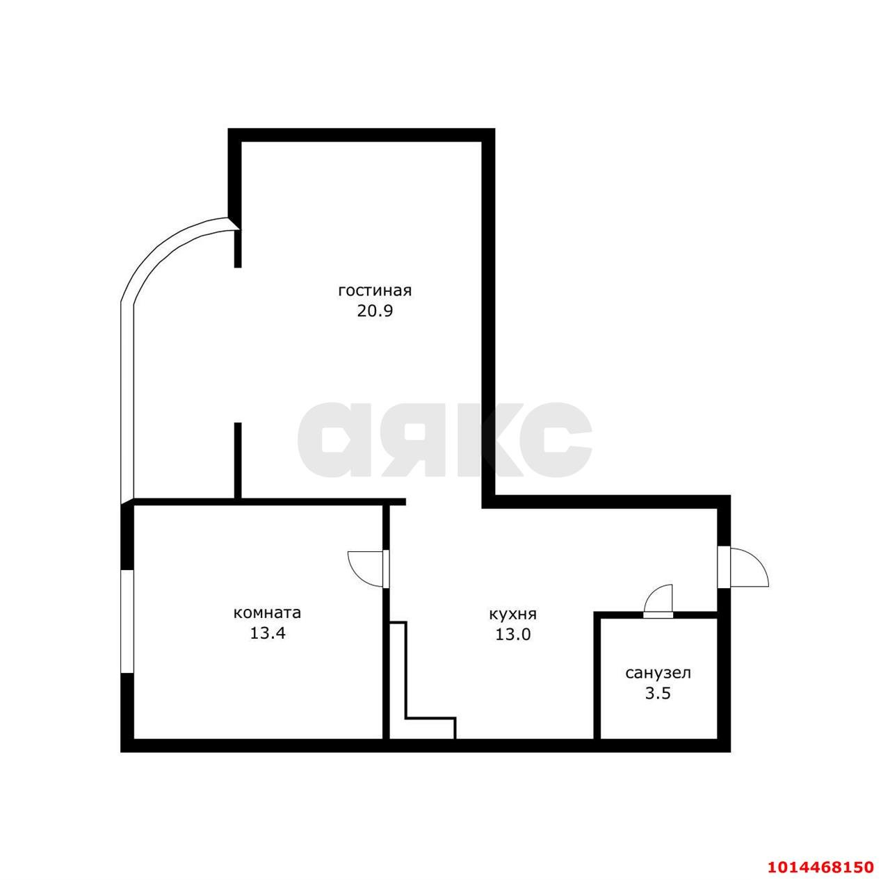 Фото №16: 2-комнатная квартира 50 м² - Краснодар, 9-й километр, пр-д Репина, 5