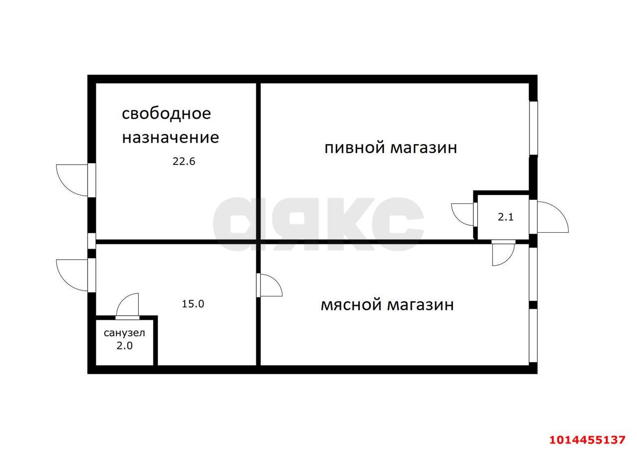 Фото №13: Коммерция 104 м² - Краснодар, Западный внутригородской округ, мкр. Юбилейный, ул. 70-летия Октября, 8